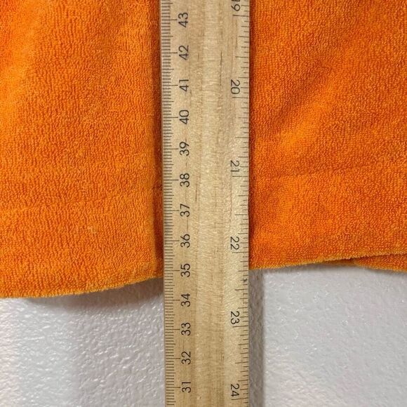 NWT Vacancy Beach Resort Tangerine Holiday Terry Shirt and Short Set Women’s 4 - Picture 7 of 16